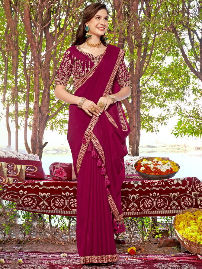 Aarushi vol 2 Designer Party Wear Sarees Catalog
